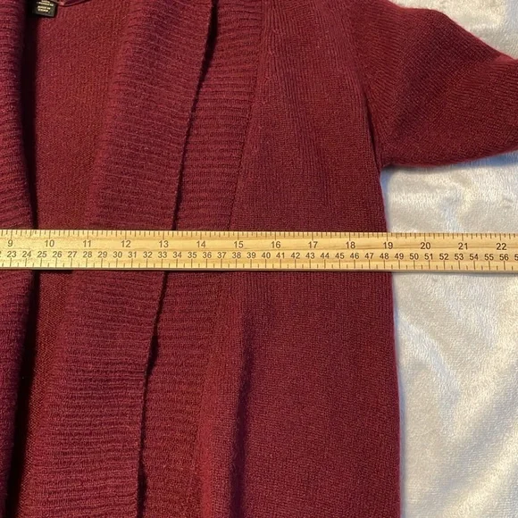 Cashmere chárter  open cardigan 100% cashmere - Picture 6 of 10